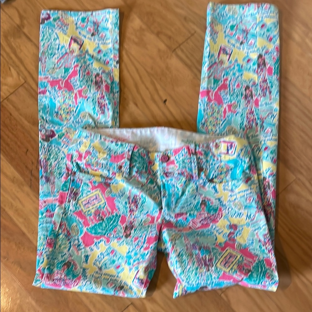 Lilly Pulitzer worth straight Jean size 6